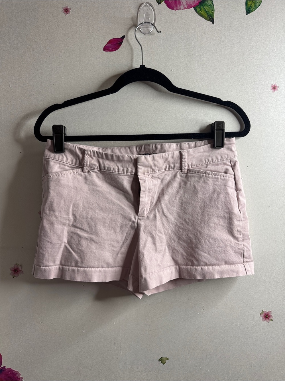 Old Navy Pale Pink Cotton Jean Shorts